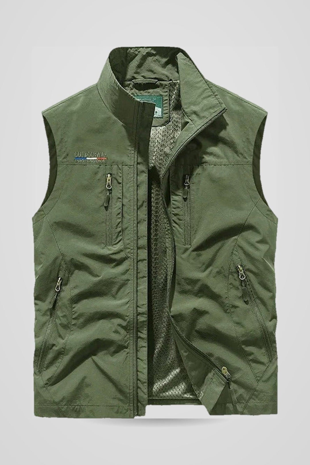 Lachlan | Herren Zip-Front Übergroßes Gepolstertes Gilet für den Alltag