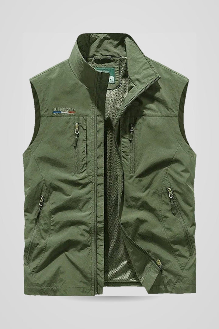 Lachlan | Herren Zip-Front Übergroßes Gepolstertes Gilet für den Alltag