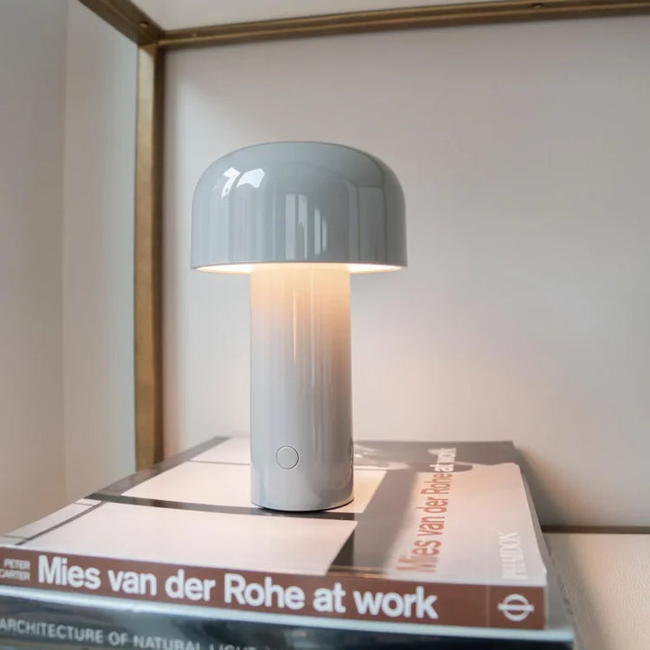 LED Table Lamp | Wireless &amp; Rechargeable | Mushroom Ambient Light