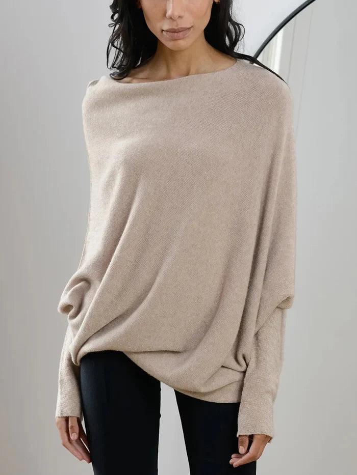 Céline - Pull Drapé Asymétrique