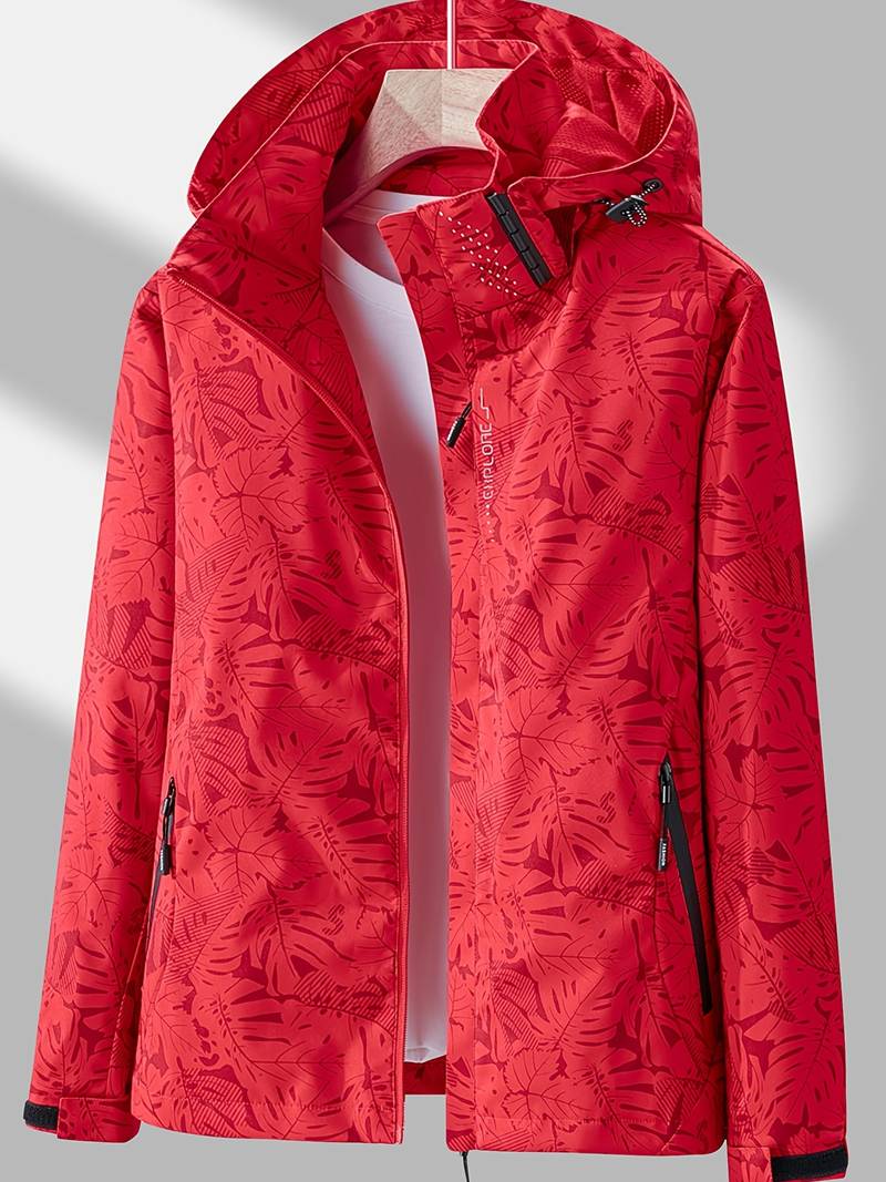 Wasser- und winddichte Jacke mit Kapuze für Damen - Olda