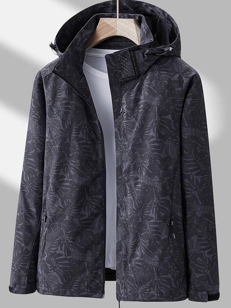 Wasser- und winddichte Jacke mit Kapuze für Damen - Olda