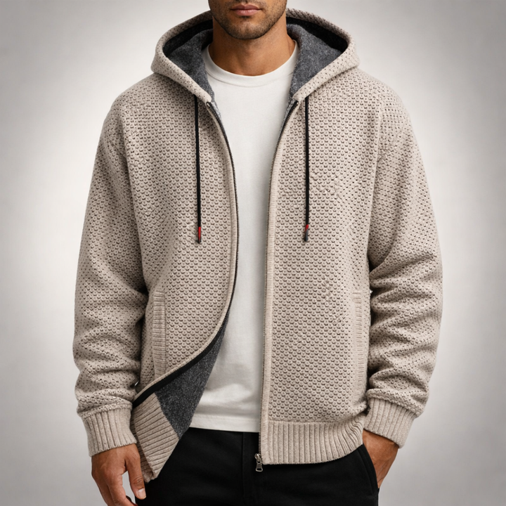 Vinz | Urban Hoodie mit durchgehendem Reißverschluss
