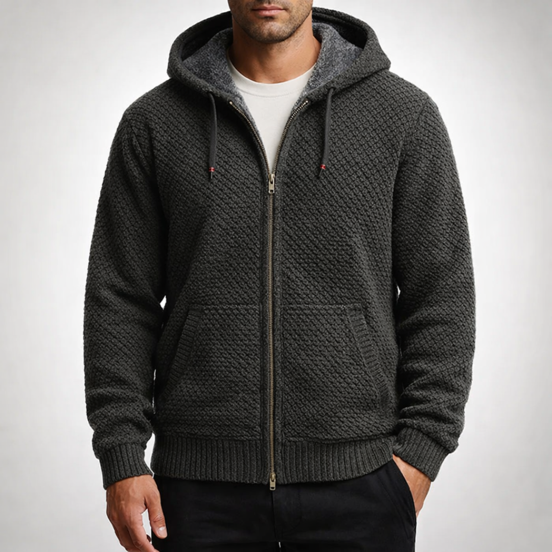 Vinz | Urban Hoodie mit durchgehendem Reißverschluss