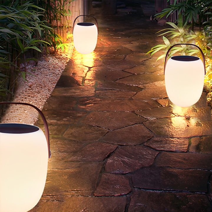 Portable Solar Lantern Outdoor | LED 3000K | IP65 | Garden &amp; Terrace