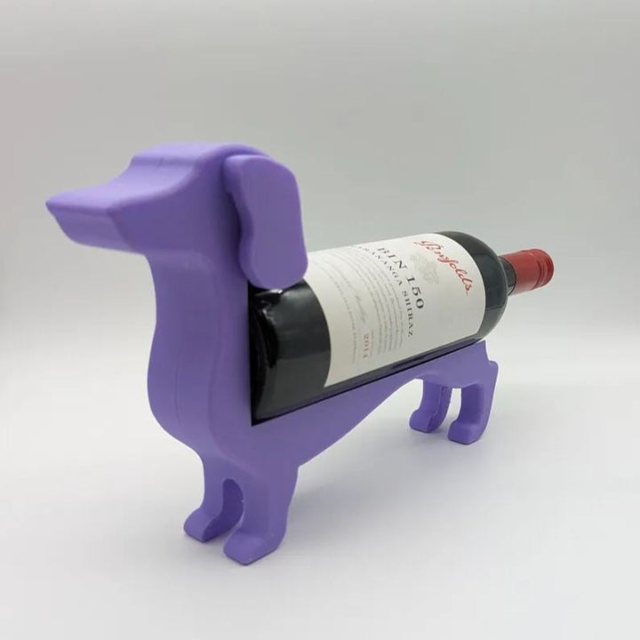 Sandsberg | Dachshund Wine Bottle Holder | Decorative Table Stand Made of Resin | Multiple Colours