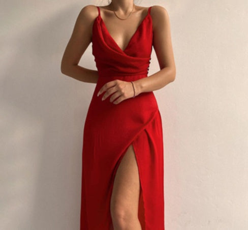 SIRENA – Luxe Print Slip Dress