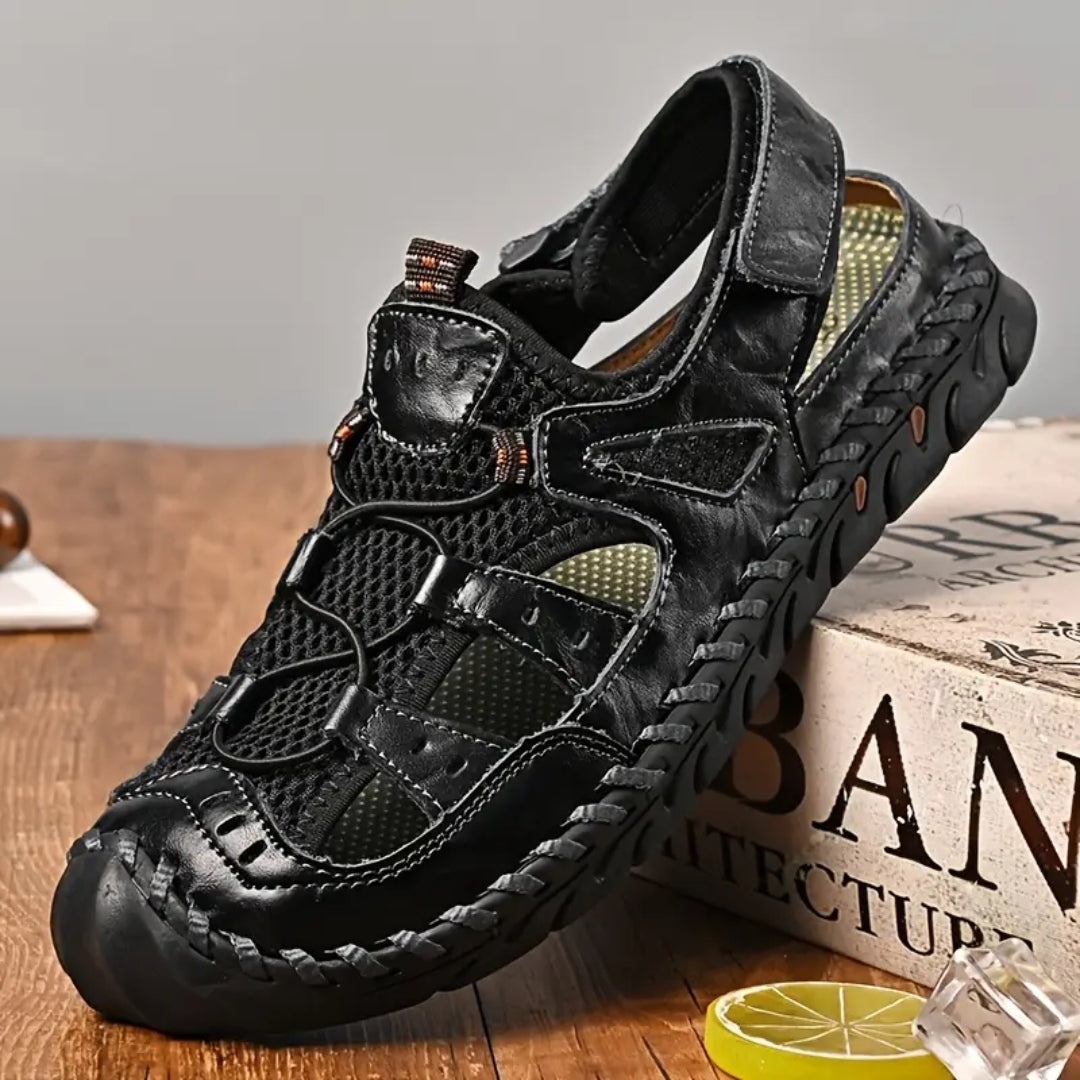 Orthopädische Sportsandalen Wasserdicht - Bequeme Wandersandalen mit Geschlossenem Zeh