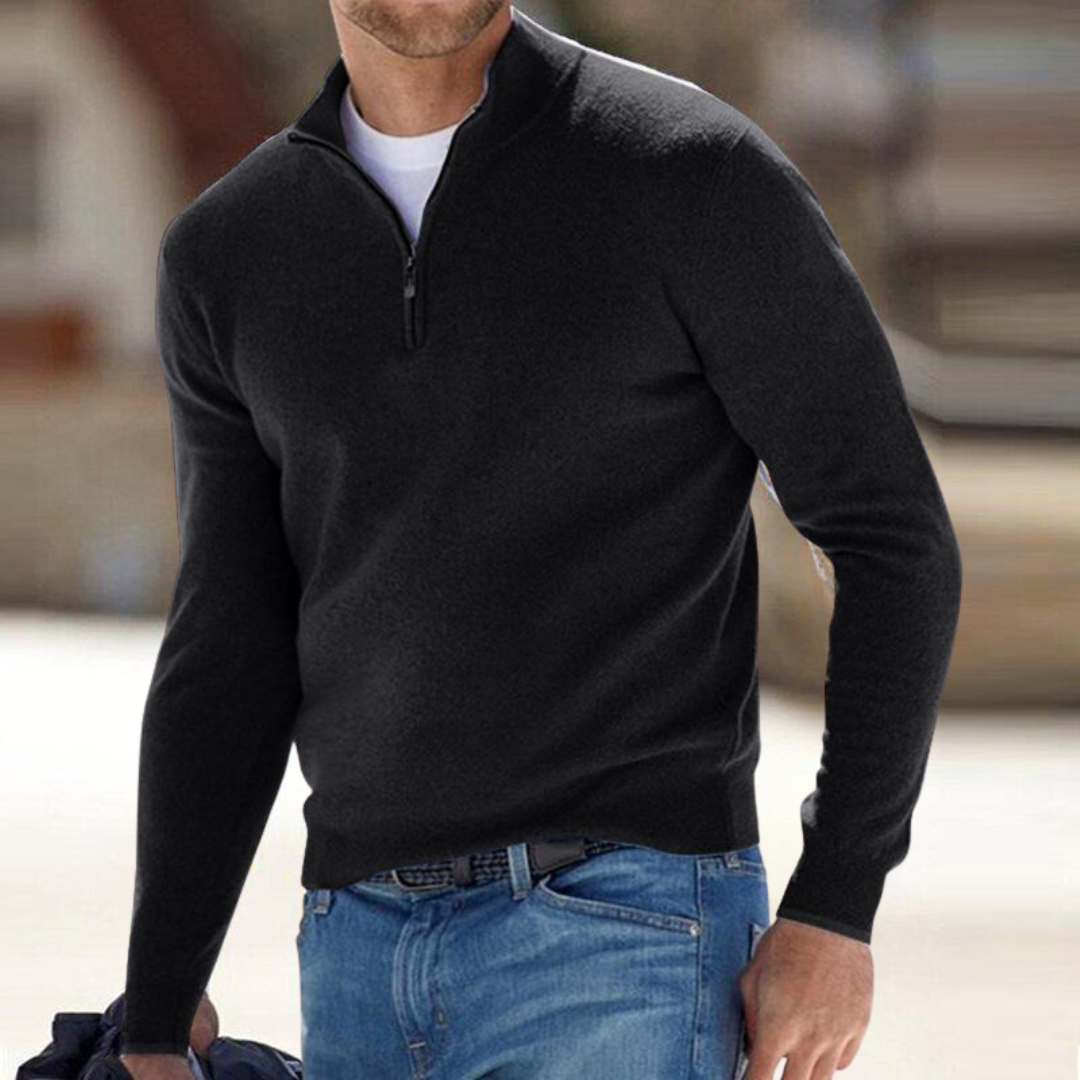 Hugo | Premium Half-Zip-Pullover