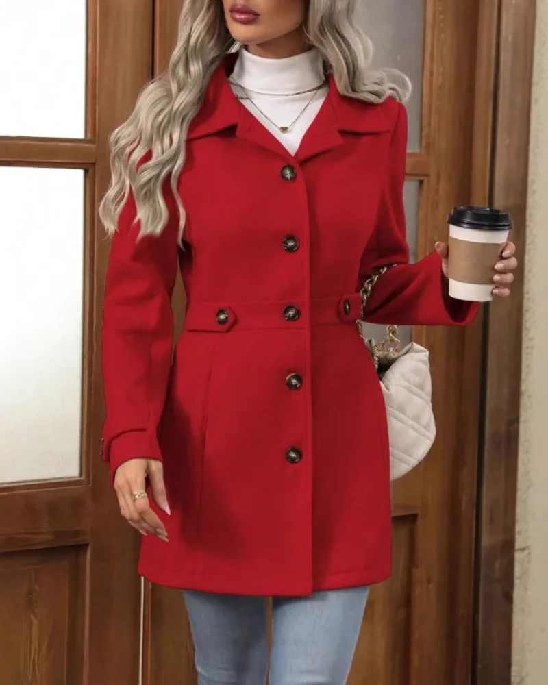 Elena | Eleganter Taillierter Mantel