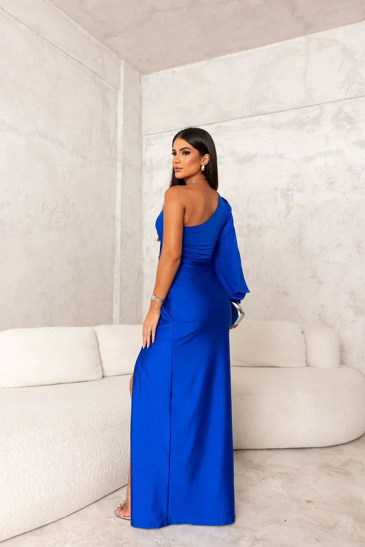 Odette - Elegantes Maxi-Kleid mit Schlitz für Damen
