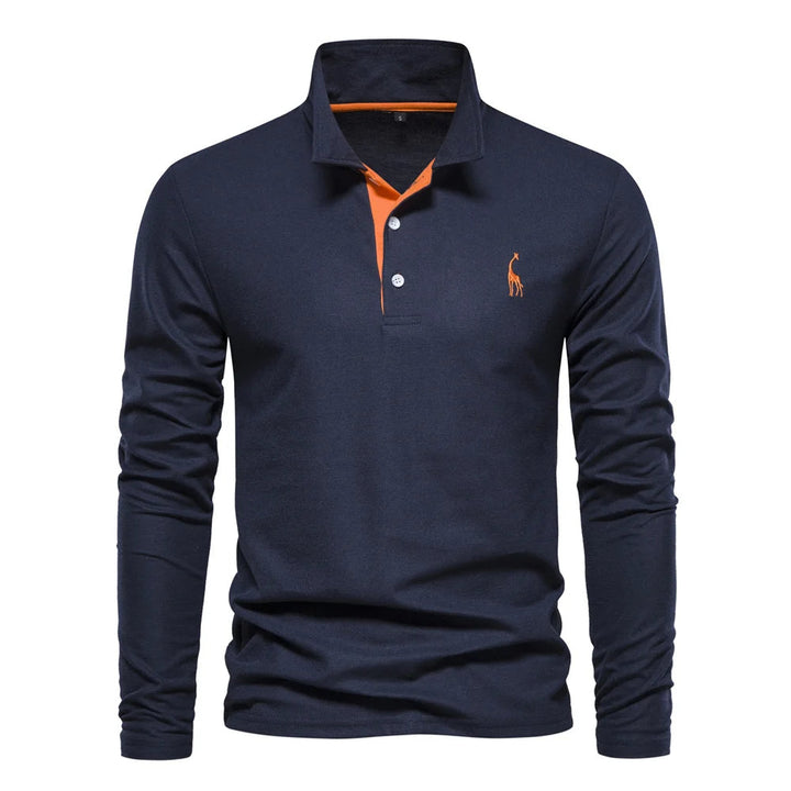 Polo-Shirt Herren Knop-Hals Casual