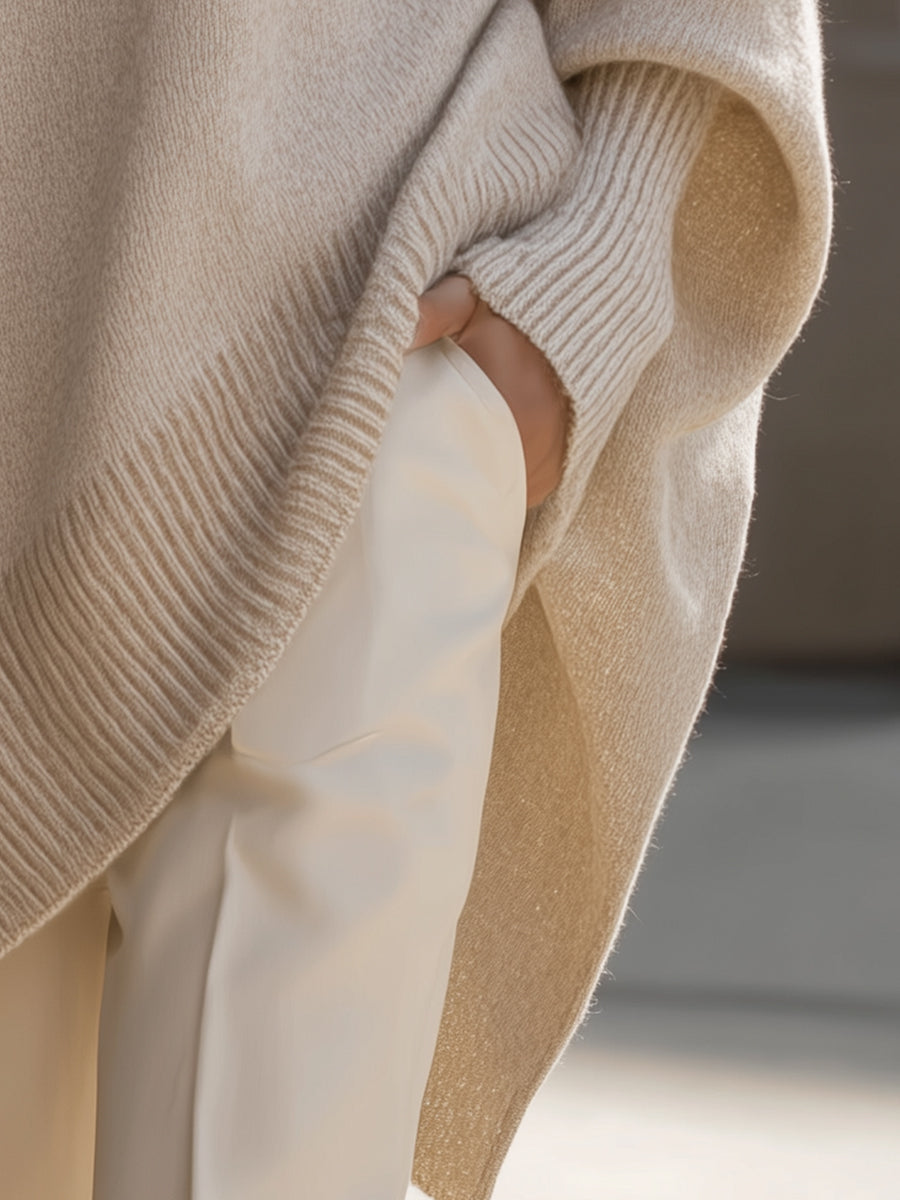 Damenbluse | Oversized Pocho-Stil