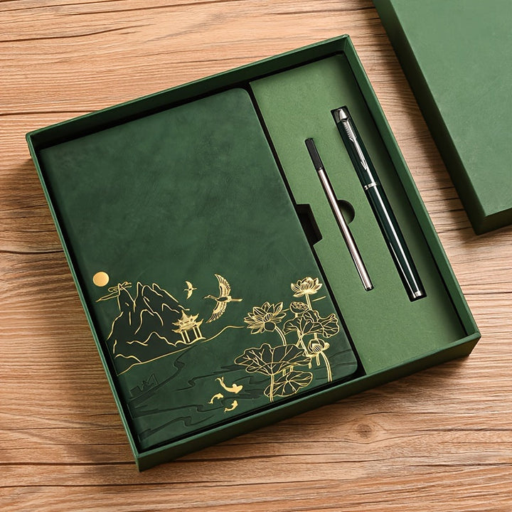AuroraScript Notebook Set – Elegant Writing with Changing Shine
