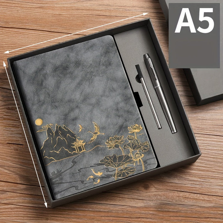AuroraScript Notebook Set – Elegant Writing with Changing Shine