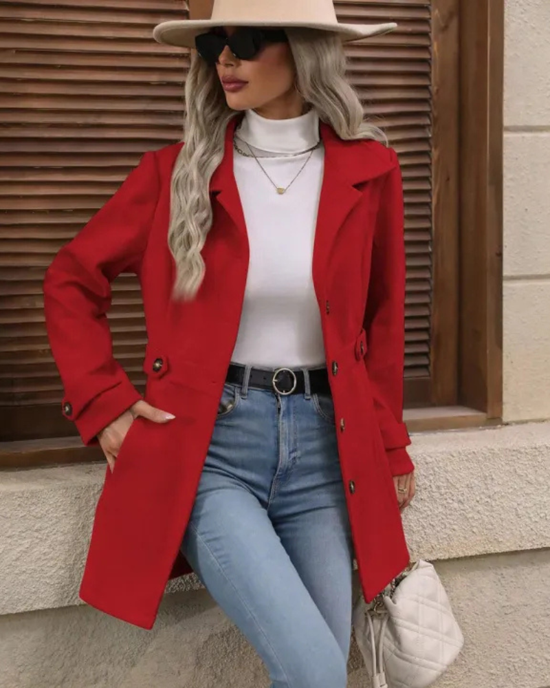 Elena | Eleganter Taillierter Mantel