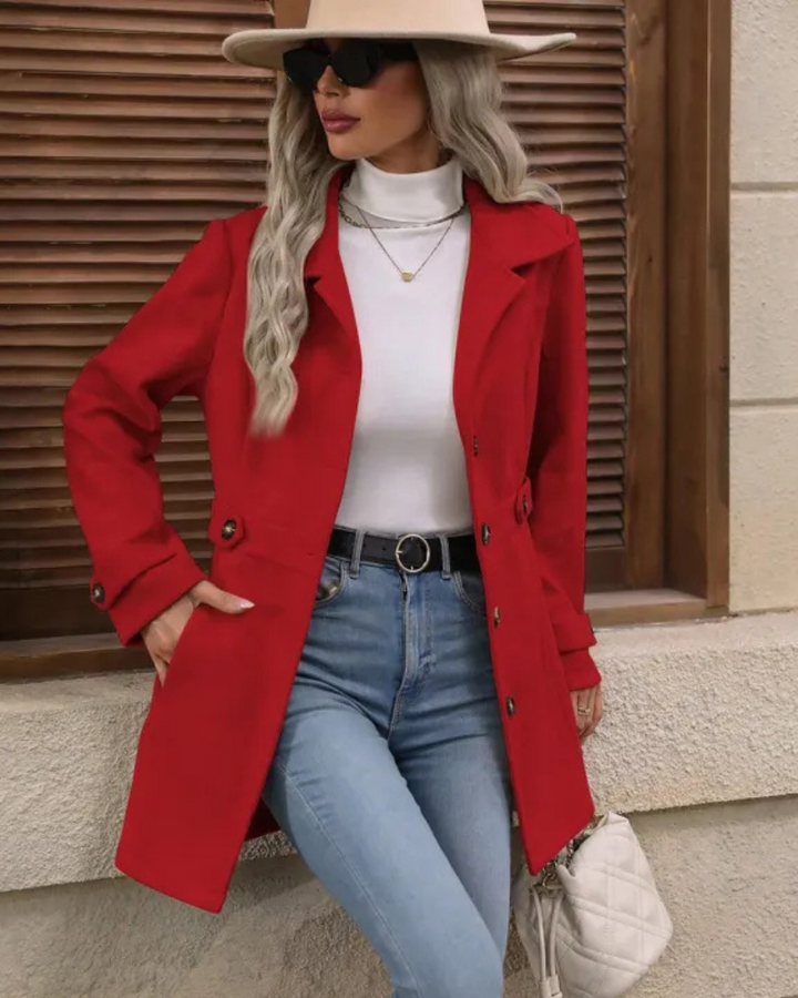 Elena | Eleganter Taillierter Mantel