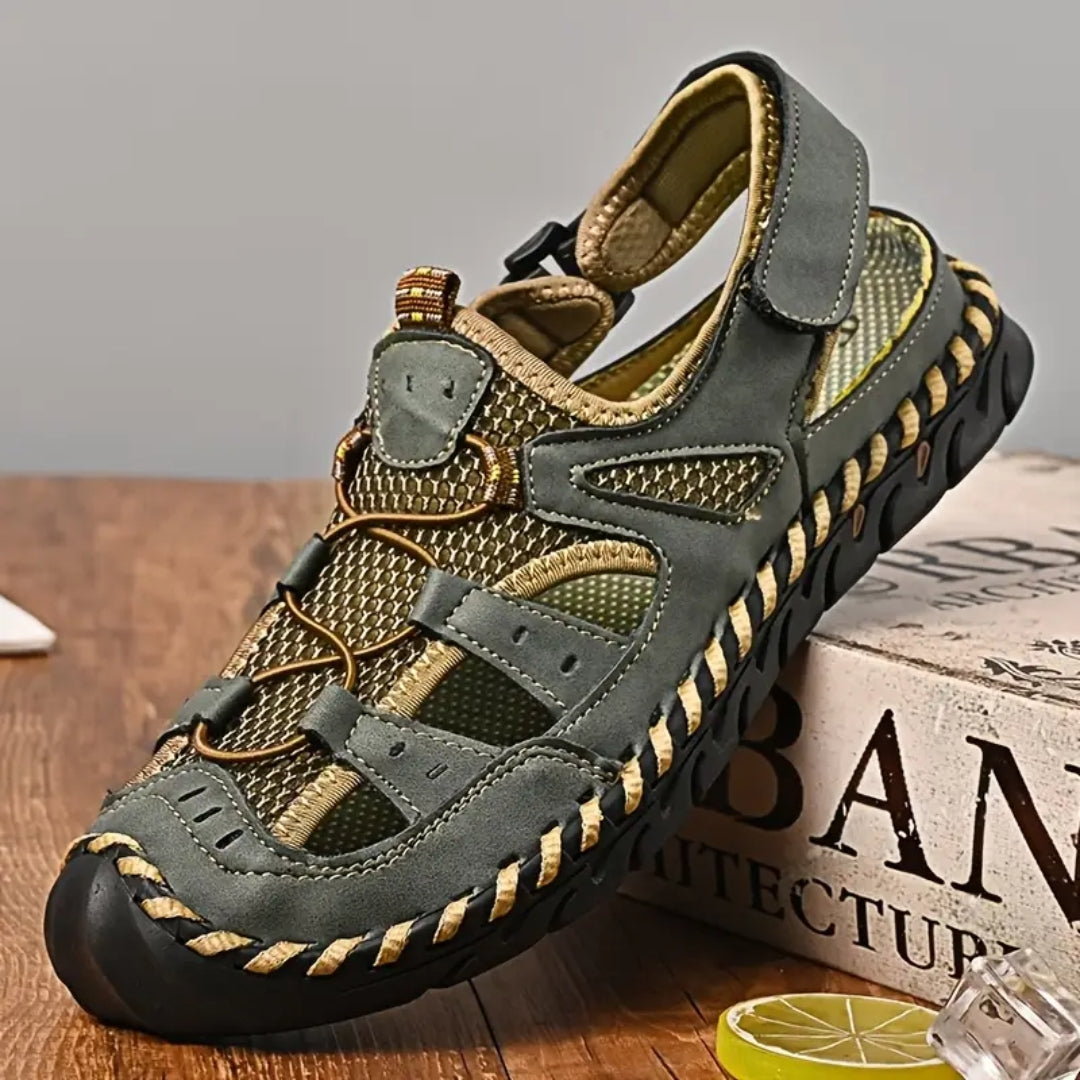 Orthopädische Sportsandalen Wasserdicht - Bequeme Wandersandalen mit Geschlossenem Zeh