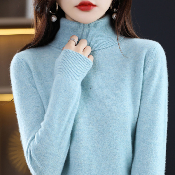 Luxus Kaschmir Damen Rollkragenpullover - Elena