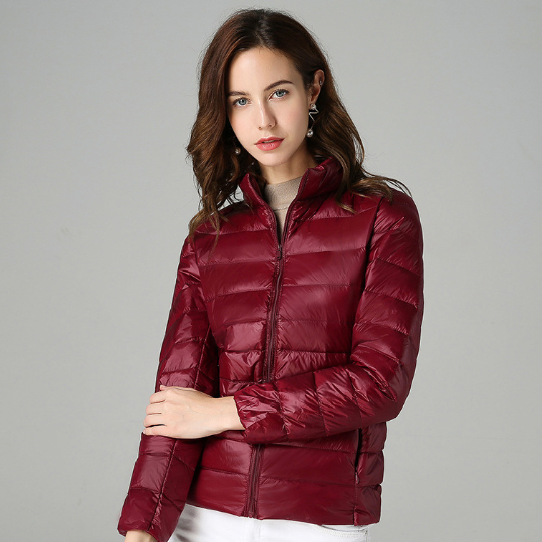 Damen Packable Daunenjacke – Ultra-Leichte Pufferjacke