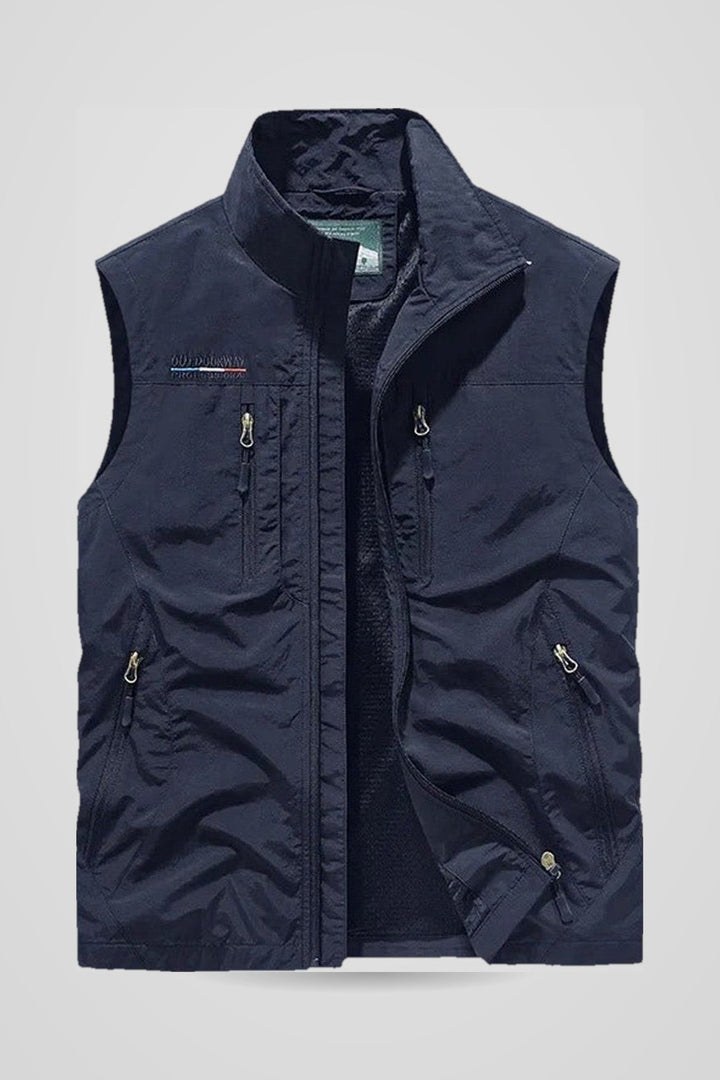 Lachlan | Herren Zip-Front Übergroßes Gepolstertes Gilet für den Alltag
