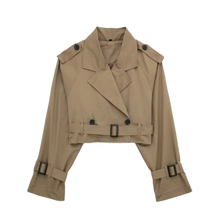 Angie | Trench-coat mi-saison pour femme avec ceinture
