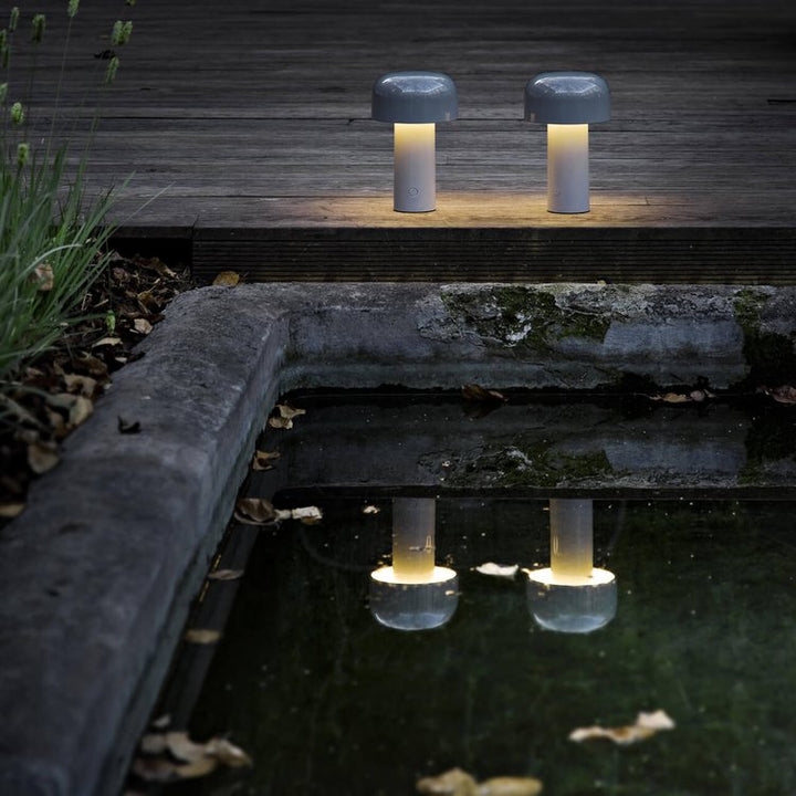 LED Table Lamp | Wireless &amp; Rechargeable | Mushroom Ambient Light