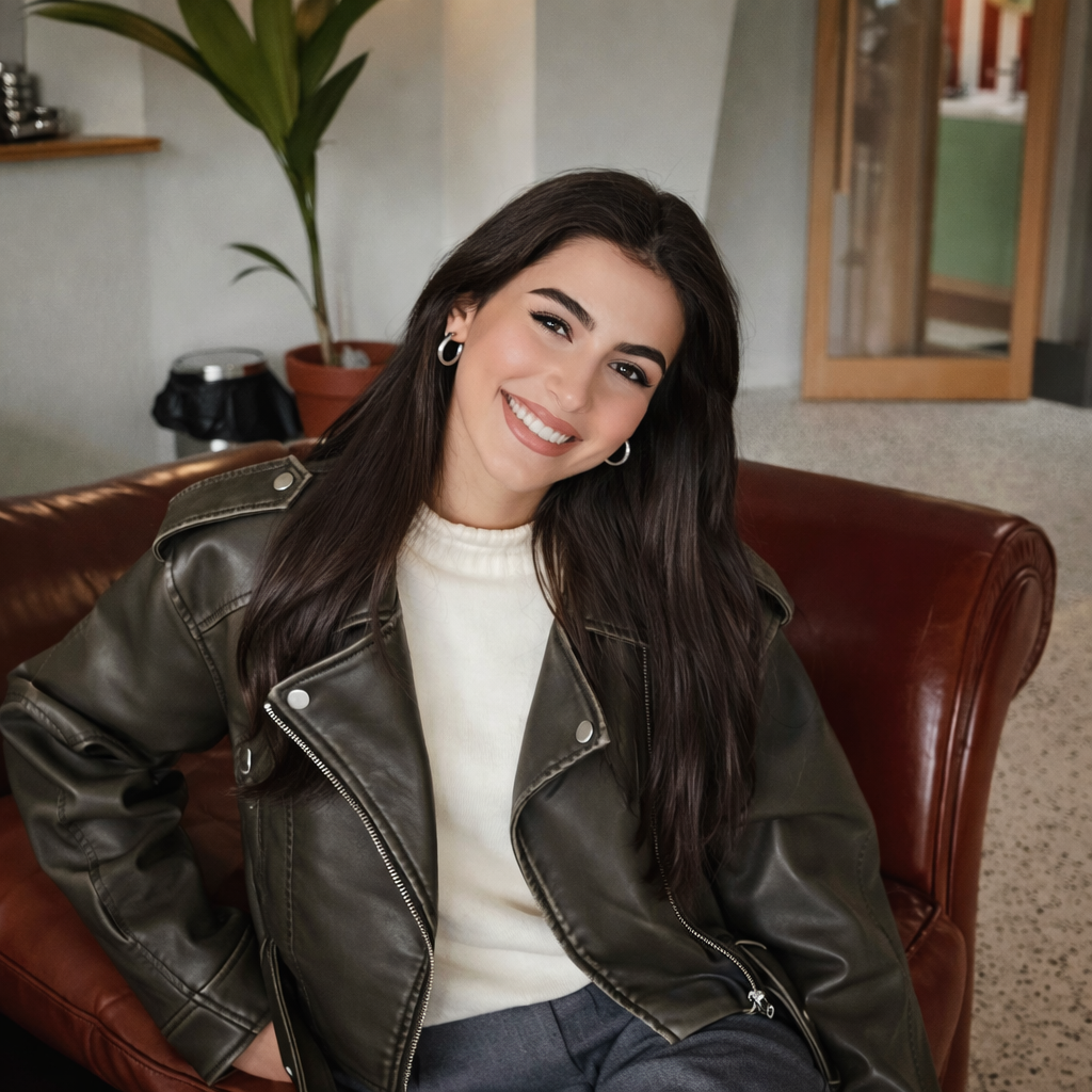 Madeline | Damen Übergangsjacke mit Gürtel und Reißverschluss