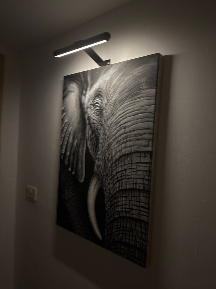 ArtGlow Wireless LED Picture Lighting – Rechargeable Wall Lamp with Remote Control, Dimmable Light