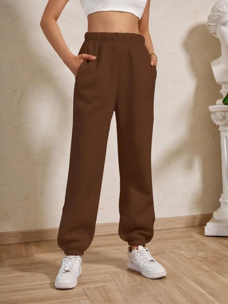 Adele Sweatpants | Cosy Winter Trousers with Elastic for Women