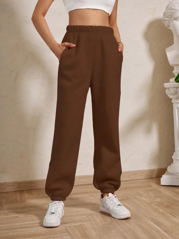 Adele Sweatpants | Cosy Winter Trousers with Elastic for Women