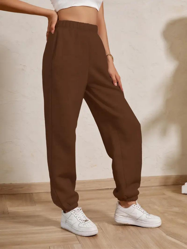 Adele Sweatpants | Cosy Winter Trousers with Elastic for Women