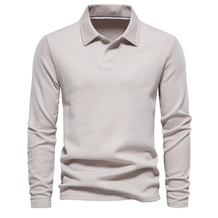 Casual Poloshirt Herren – Lange Ärmel - Stilvoll und Bequem