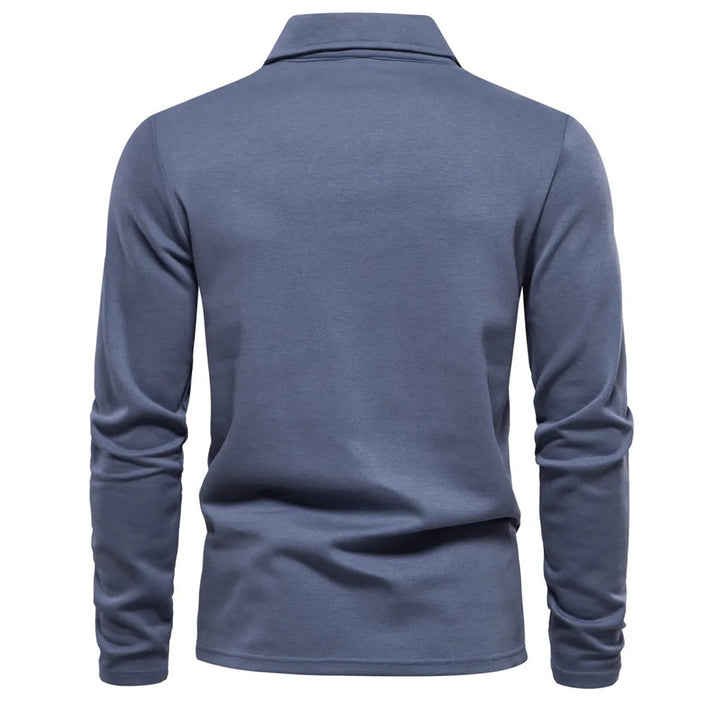 Casual Poloshirt Herren – Lange Ärmel - Stilvoll und Bequem