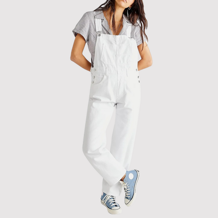 Damen Denim Latzhose – Lässiger Jeans Overall | Angelique