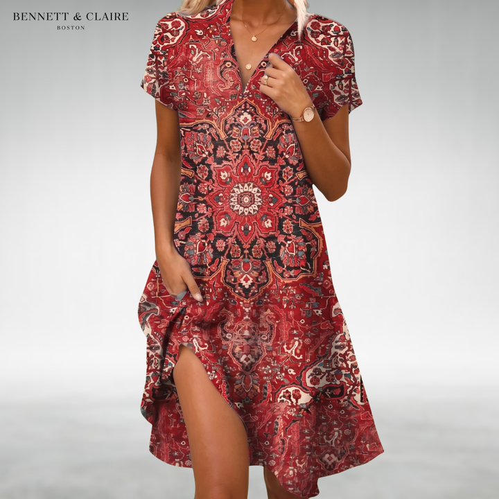 Claire | Lightweight Comfort Midi Dress