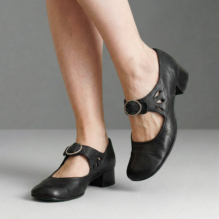 Leather Mary Jane Shoes