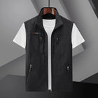 Karlo | Gilet sans manches pour homme avec fermeture éclair, gilet d'extérieur