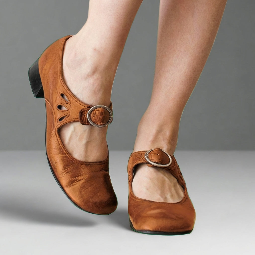 Leather Mary Jane Shoes