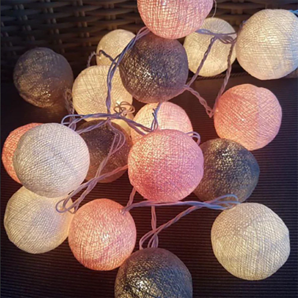 Cotton Light Balls String – Create Atmosphere and Warmth in Any Space