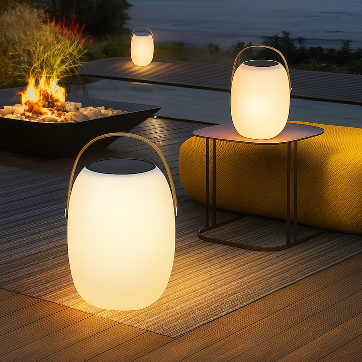 Solar Table Lamp Outdoor | LED | Warm White | Portable