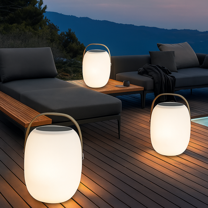 Solar Table Lamp Outdoor | LED | Warm White | Portable