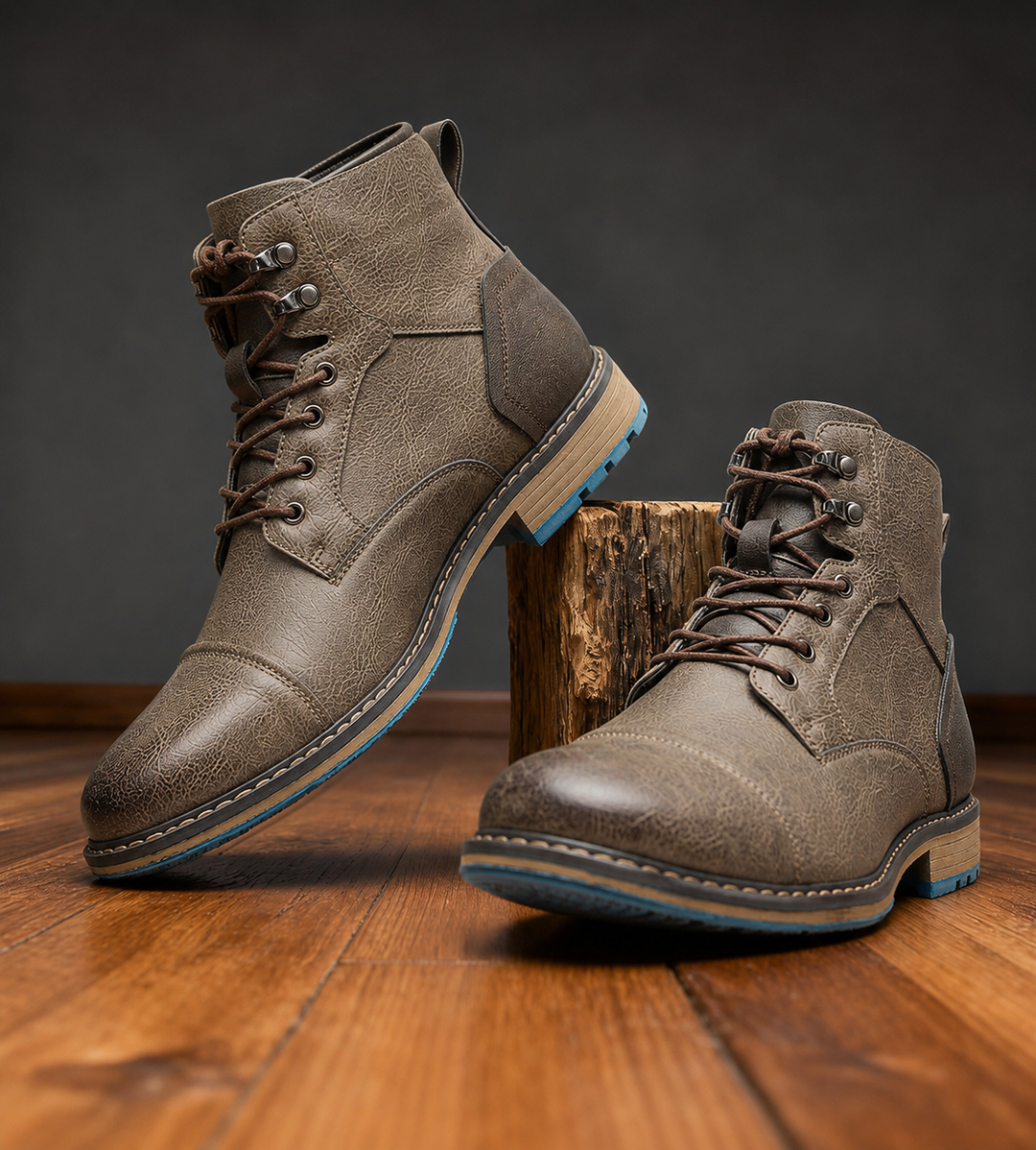 Aldric | Bottines à lacets pour hommes avec bout renforcé