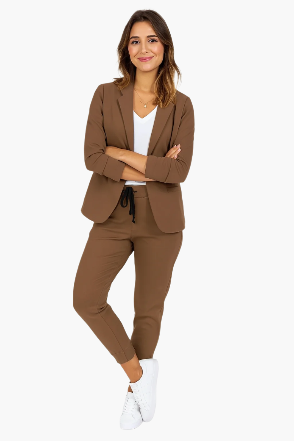 Damen Business Jogginganzug Set – Blazer &amp; Hose, Modern und Vielseitig für Büro &amp; Freizeit
