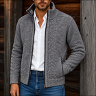 Walfried | Herren Strickjacke mit Stehkragen