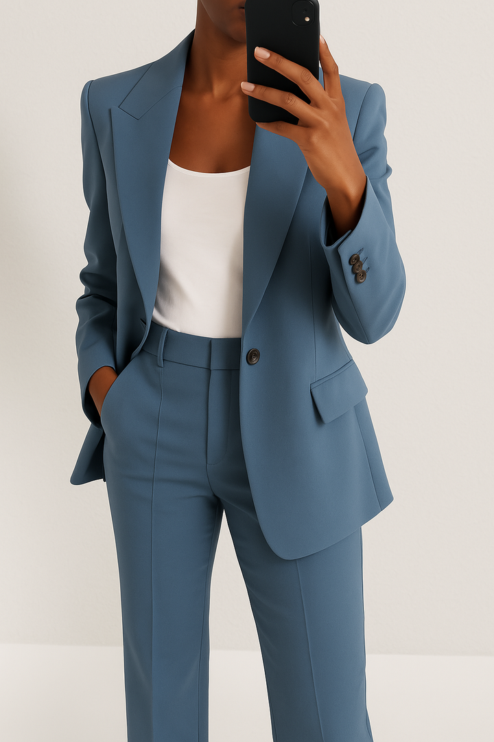 Ava | Schickes Zweiteiliges Blazer- und Hosen-Set