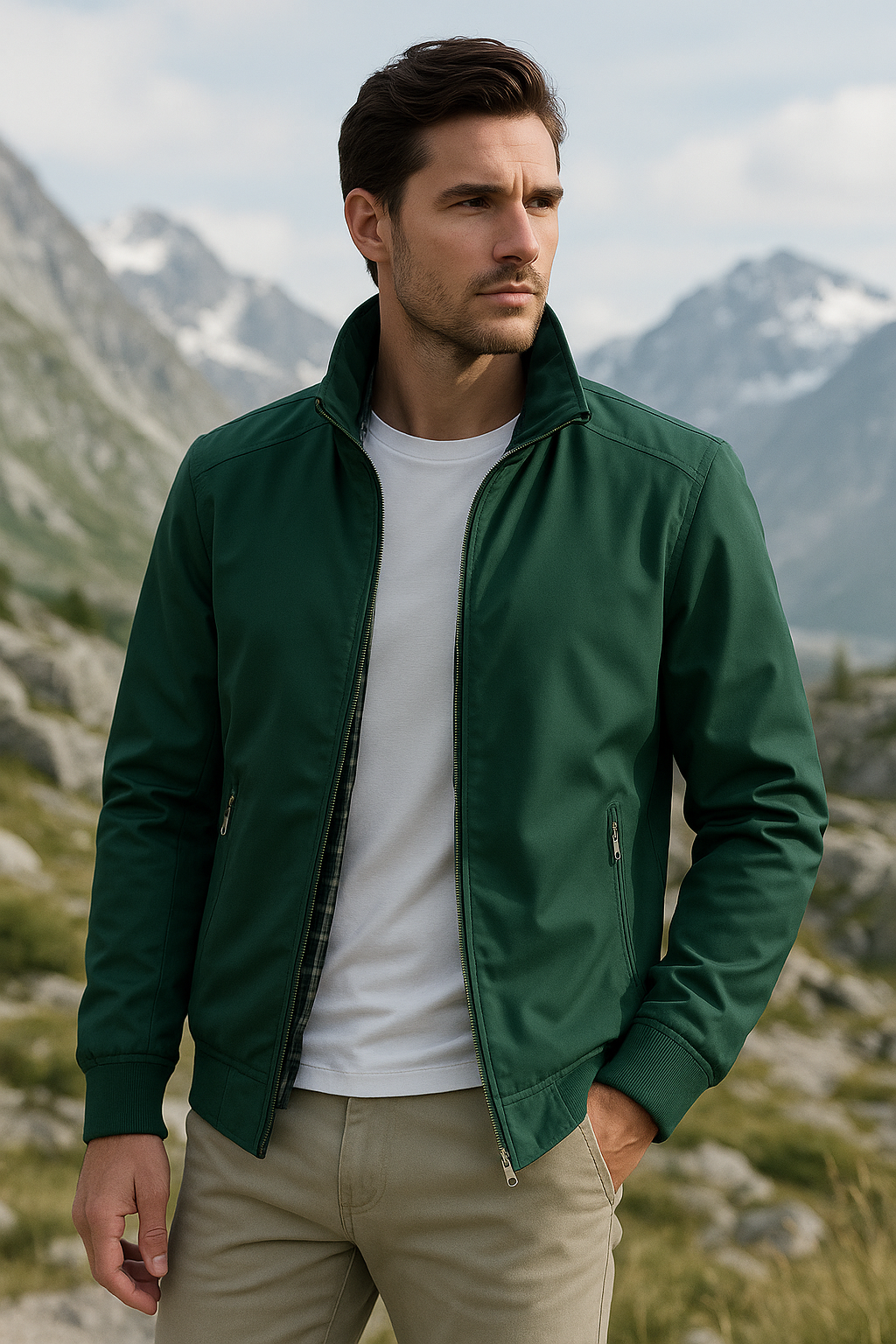 Stylische Winddichte Sommerjacke für Herren
