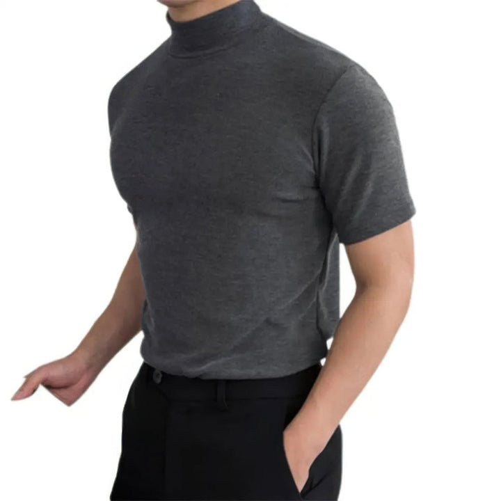 Atmungsaktives Herren-Rollkragenshirt