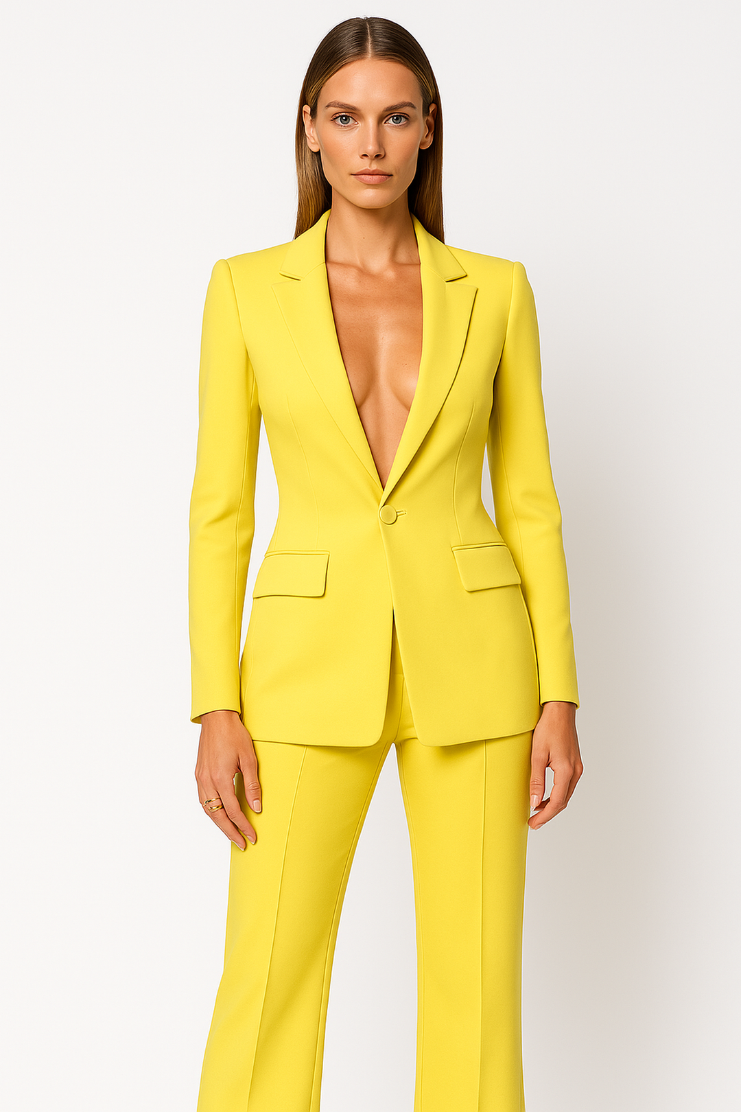 Ladies Blazer &amp; Trousers Set – Stylish Office Outfit