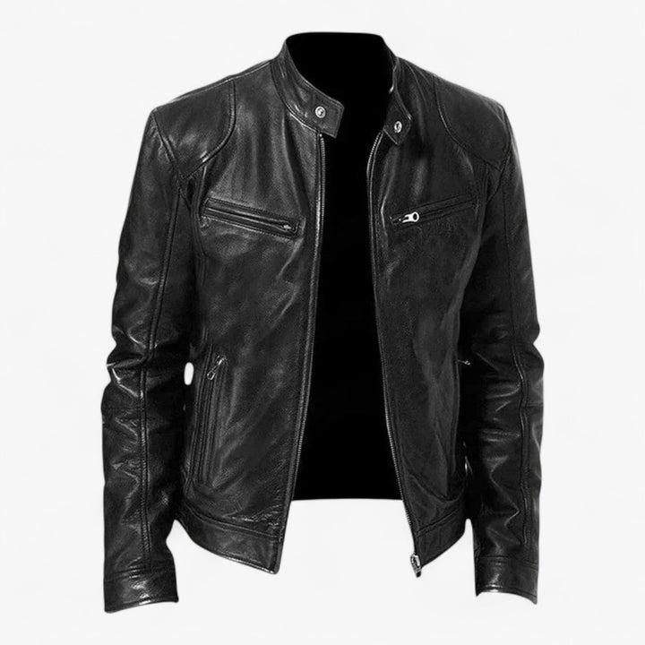 Jacke Herren - Echte Leder Statement Jacke